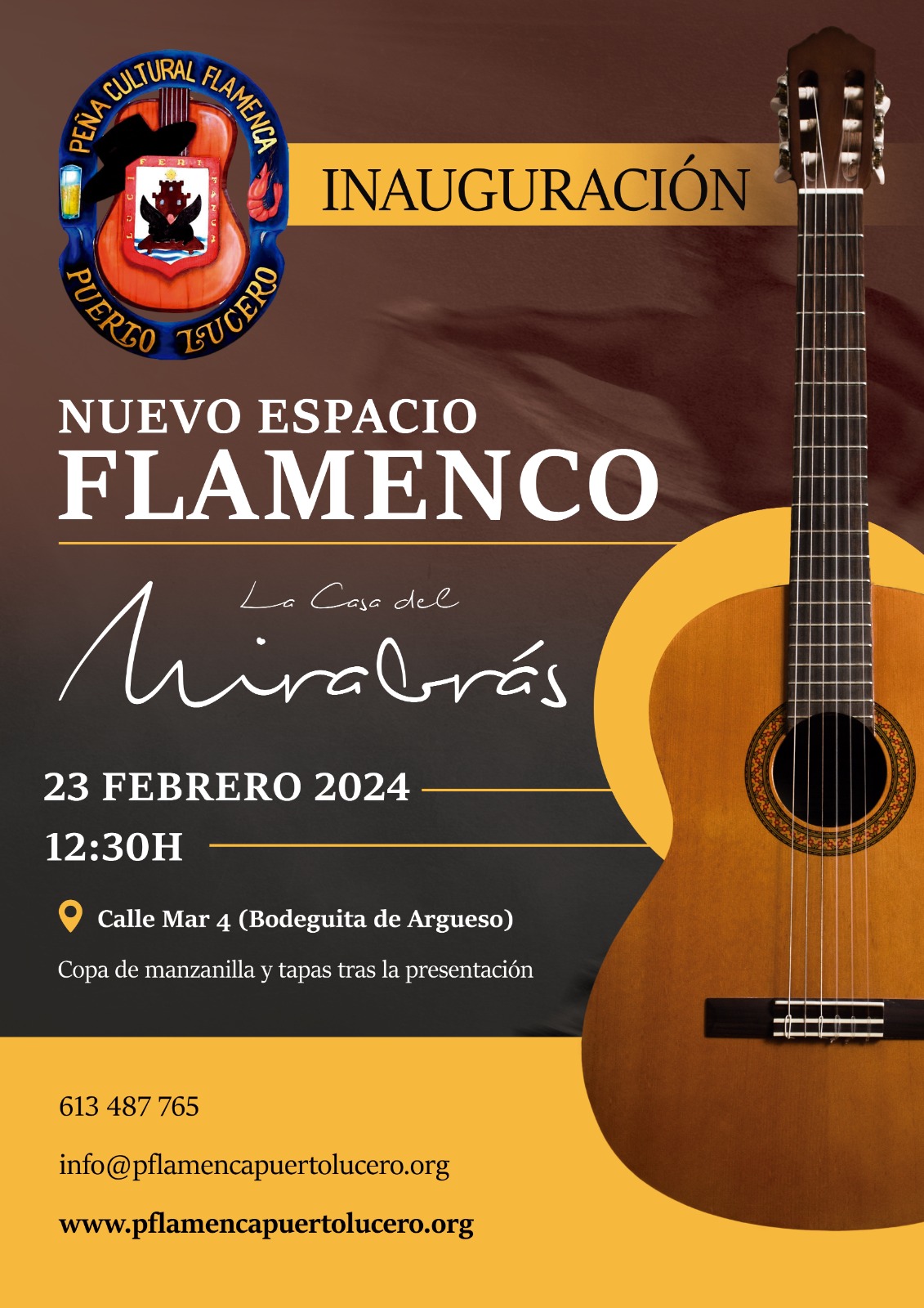 cartel peña flamenca