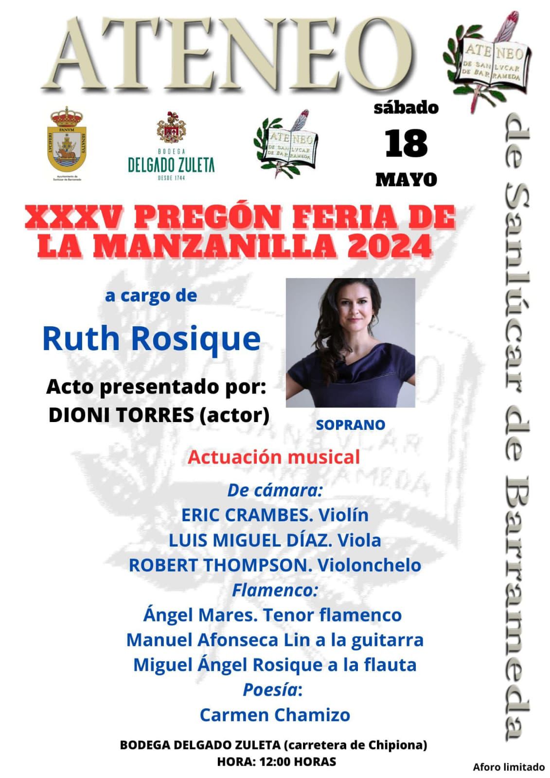 cartel pregón feria