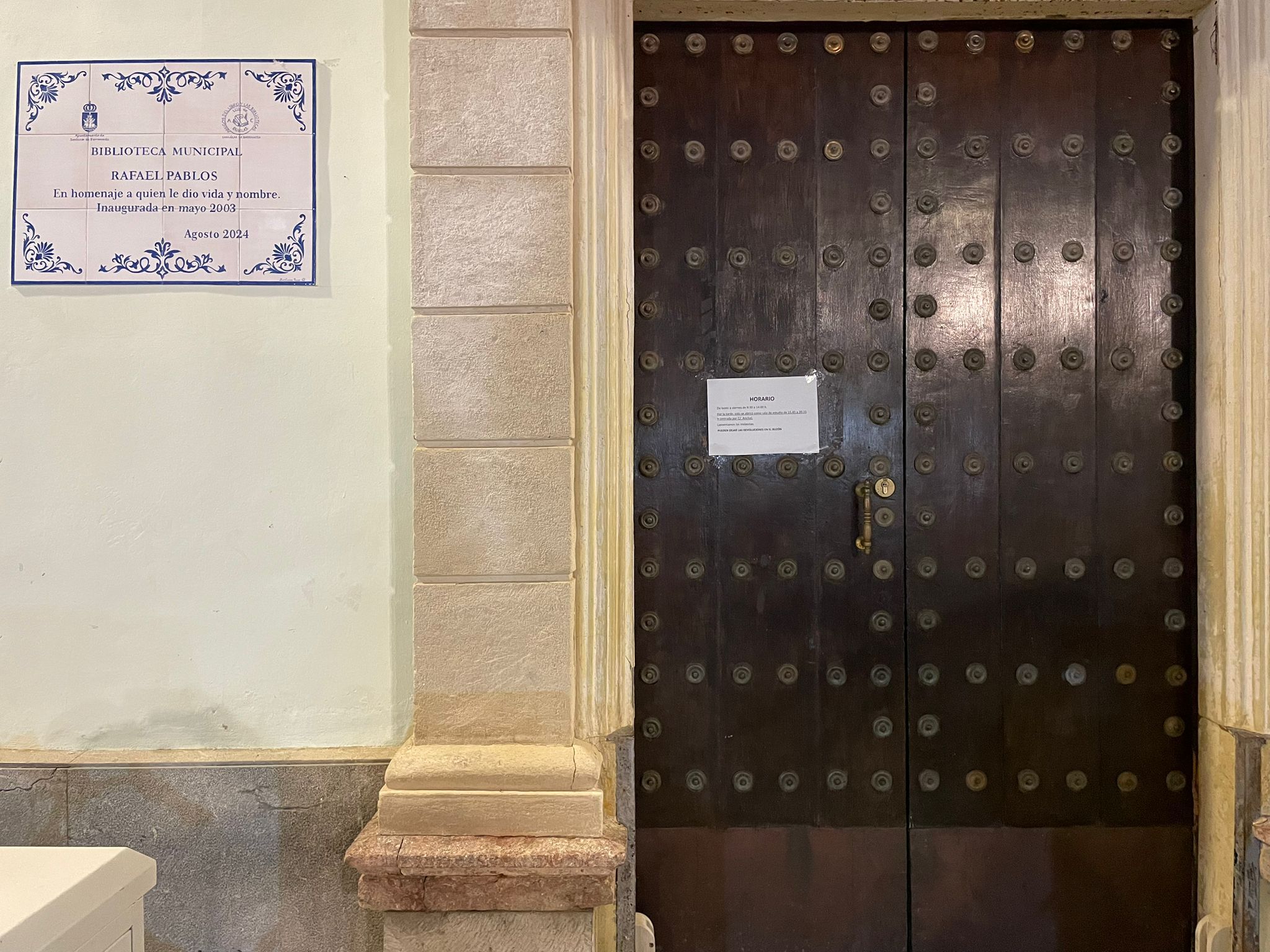 La biblioteca ya abre por las tardes… de manera temporal