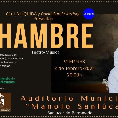 El teatro llega al auditorio con la obra ‘Hambre’