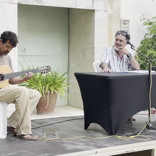 Juan Antonio Gallardo presentó su poemario ‘Sociedad civil’